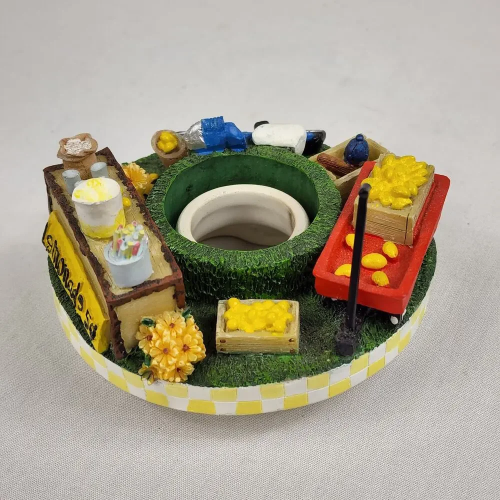 Lemonade Stand, Bike & Wagon Candle Capper Topper For Open Burn
